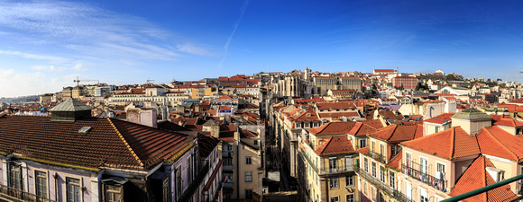 Lisbon roofs view.